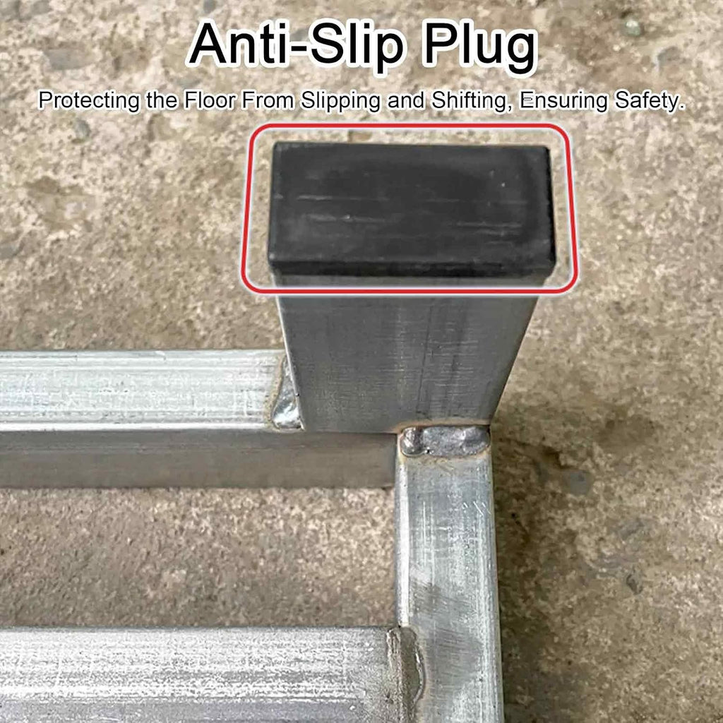 Wheelchair Ramps for Doorways Non-Skid Aluminum 12in 16in, Portable Handicap Ramp Adjustable 5-7in Height, Threshold Ramp 772Ib Capacity(40x140cm/16x55in)
