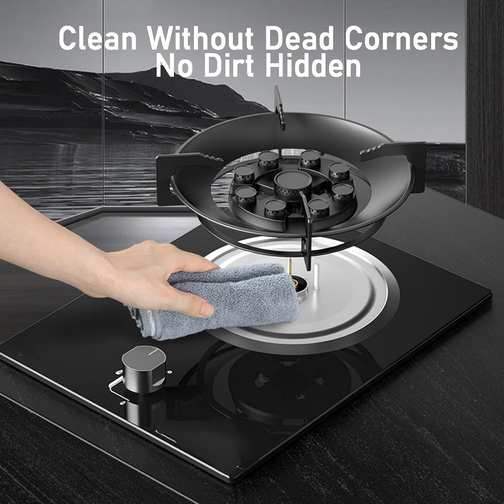 Home Gas Stove,Portable Single-burner Gas Stove,Automatic Ignition Camping Single-burner LPG/NG,Suitable for RV Apartment and Outdoor 5.2kw(LPG)
