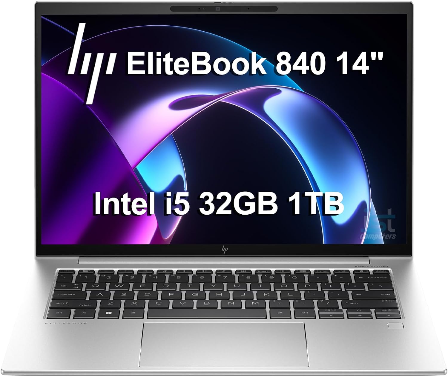 HP EliteBook 840 G10 Business Laptop (14' FHD+ Anti-Glare, Intel 10-Core i5-1335U (> i7-1255U), 32GB DDR5 RAM, 1TB SSD), 5MP Webcam, Backlit KB, Fingerprint, 2x Thunderbolt 4, Wi-Fi 6E, Win 11 Pro