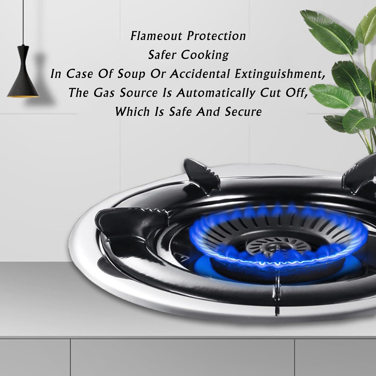 Portable Gas Stove,Cassette Stove,Max 12283.2‬‬BTU Single Burner Cassette Stove Piezo-Ceramic Ignition for Home Use Food Stalls and Canteens