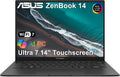 ASUS Zenbook 14 OLED Touchscreen AI PC Laptop,14' FHD+, Intel Core Ultra 7 255H (> i9-13900H), 16GB DDR5 RAM, Backlit, 2x Thunderbolt 4, Wi-Fi 7, IST Computer Customized 512GB/1TB/2TB SSD, Win 11 Pro