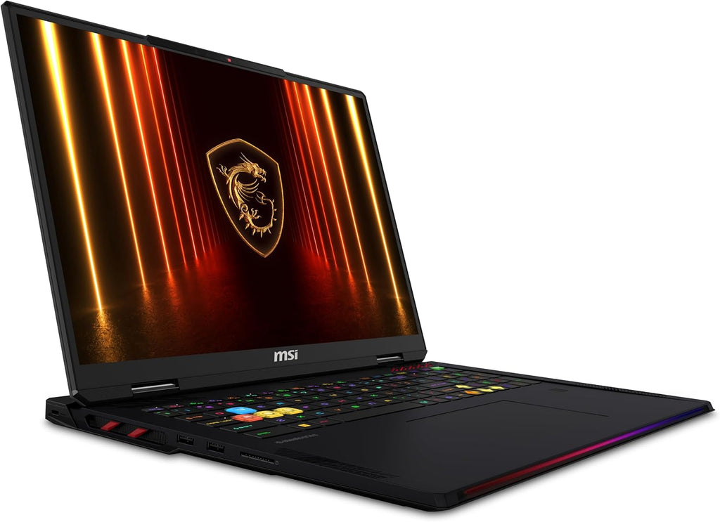 MSI Raider 18 HX AI 18' QHD(2560 x 1600) 240Hz+IPS Display, Gaming Laptop - Intel Core Ultra 9 285HX, NVIDIA GeForce RTX 5070 Ti 12GB GDDR7, 32GB DDR5 RAM, 2TB SSD, RGB KB, 2x2 WiFi 7, Windows 11 Home