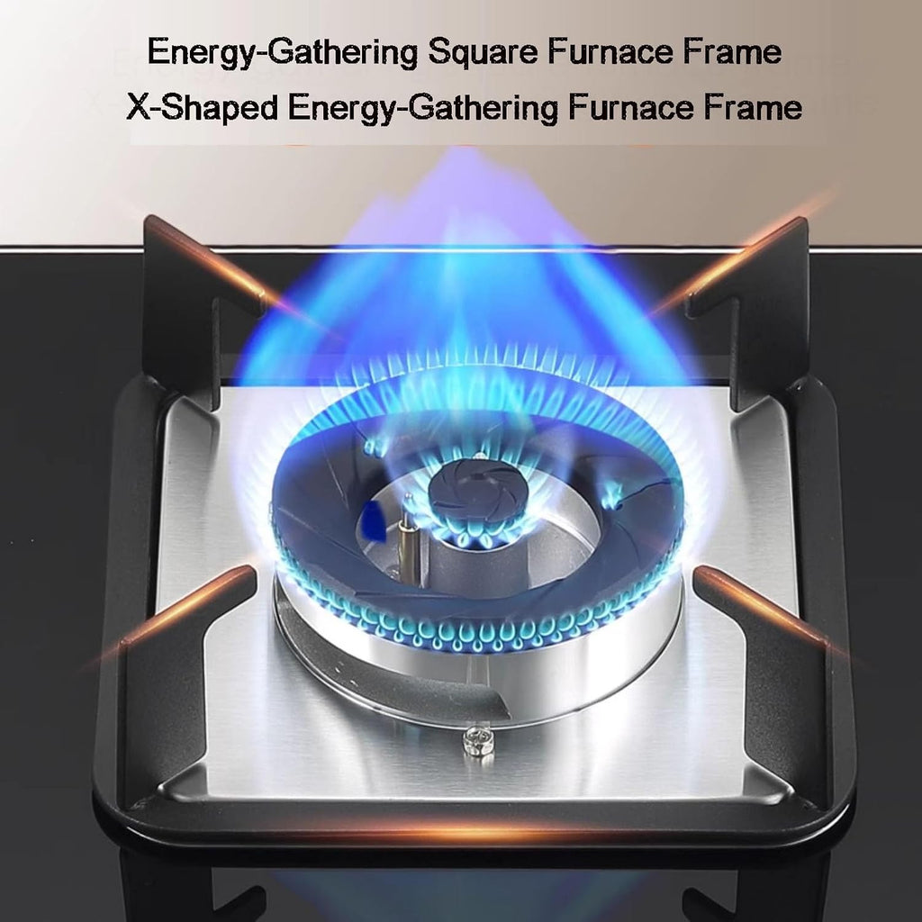 Gas Stove Single Burner,Tabletop and Built-in Dual-Purpose Gas Stove,5.2KW High Power,Suitable for Kitchens and Families(LPG)