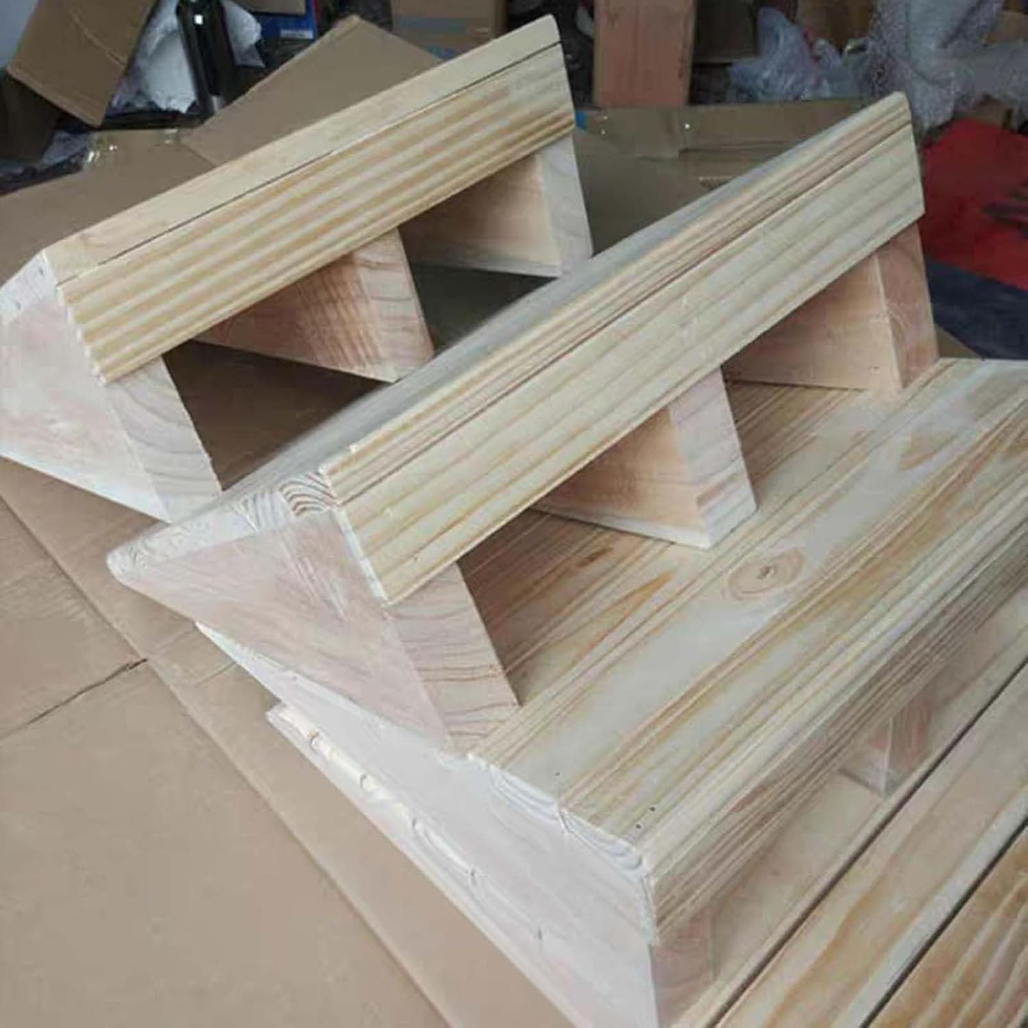 Loading Ramps, Threshold Ramp, Rise Wooden Threshold Ramps for Doorways, Non Slip Curb Ramp for Pets/Kids/Elderly/Disabled Entryway Ramp Wheelchair Ramp