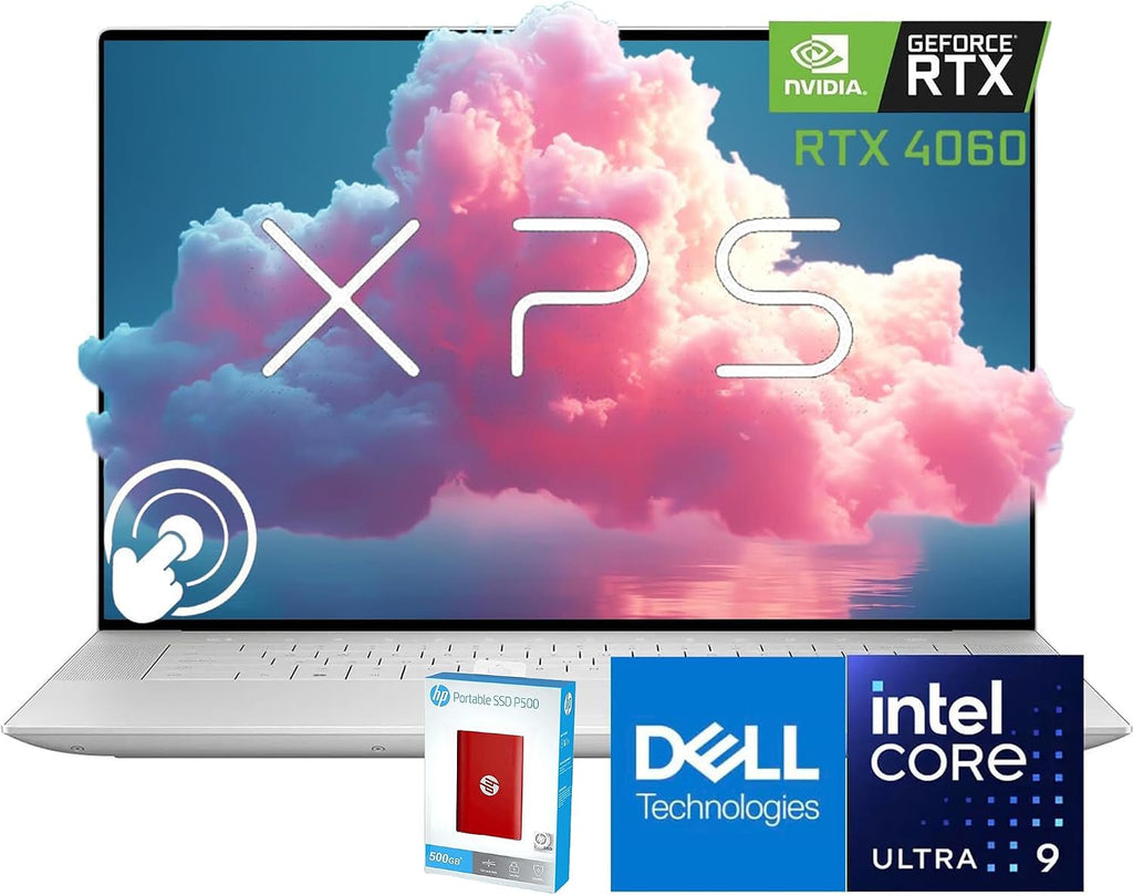 Dell XPS 16 AI Powered OLED UHD Touchscreen Laptop • Intel Core Ultra 9 185H • GeForce RTX 4060 (Windows 11 Home, 32GB DDR5X RAM • 1.5TB)