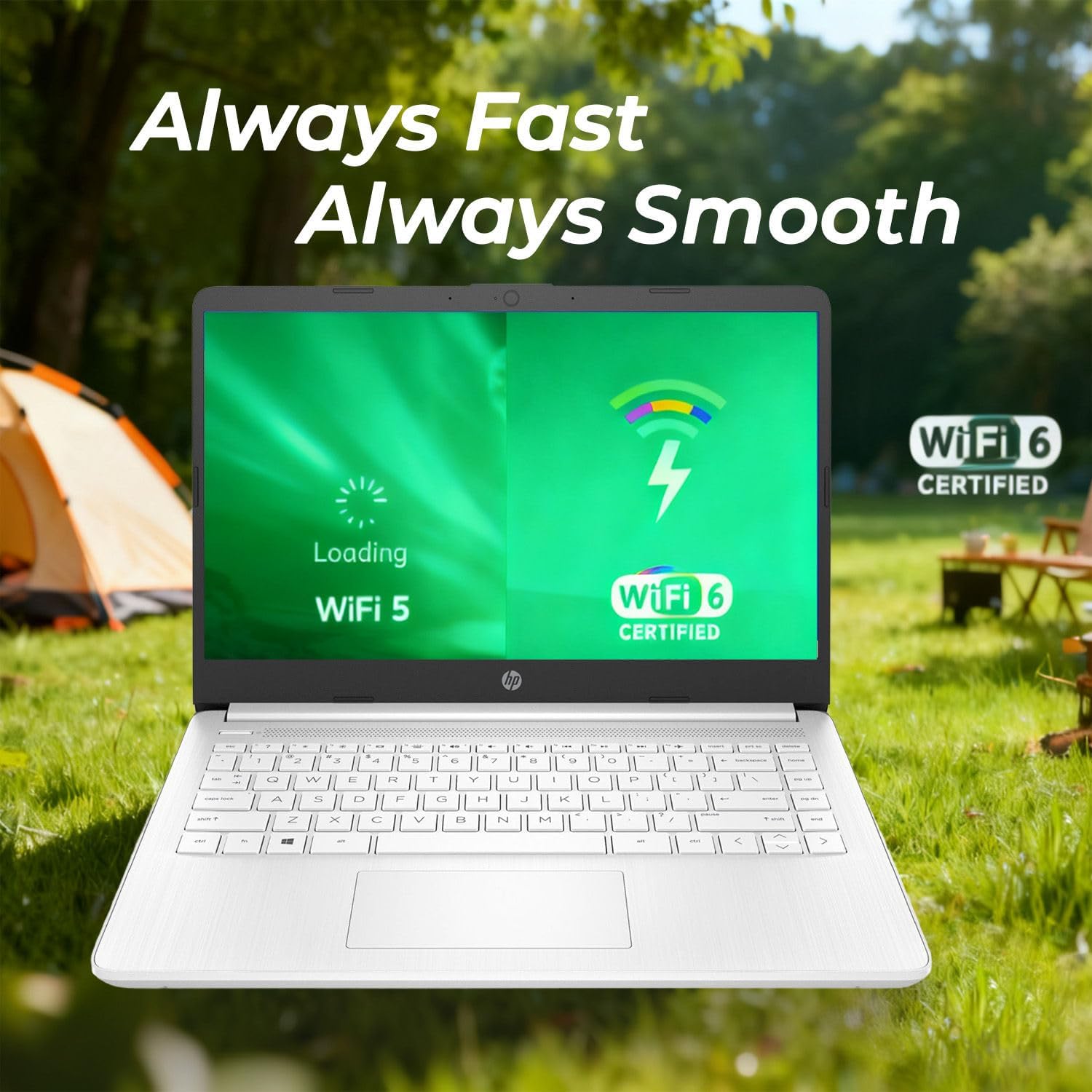 HP Everyday Laptop with Copilot AI • 2026 Edition • 8GB RAM - 256GB SSD • Microsoft Office 365 Included • Thin & Portable • Fast Charge and 12hrs Battery • Windows 11 | w/o Mouse