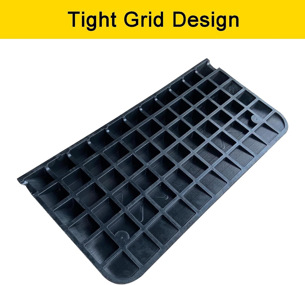 Rubber Threshold Ramps for Doorways 3' Rise Heavy Duty Shed Ramp Non-Slip Curb Ramp for Wheelchair Scooter Pets Car