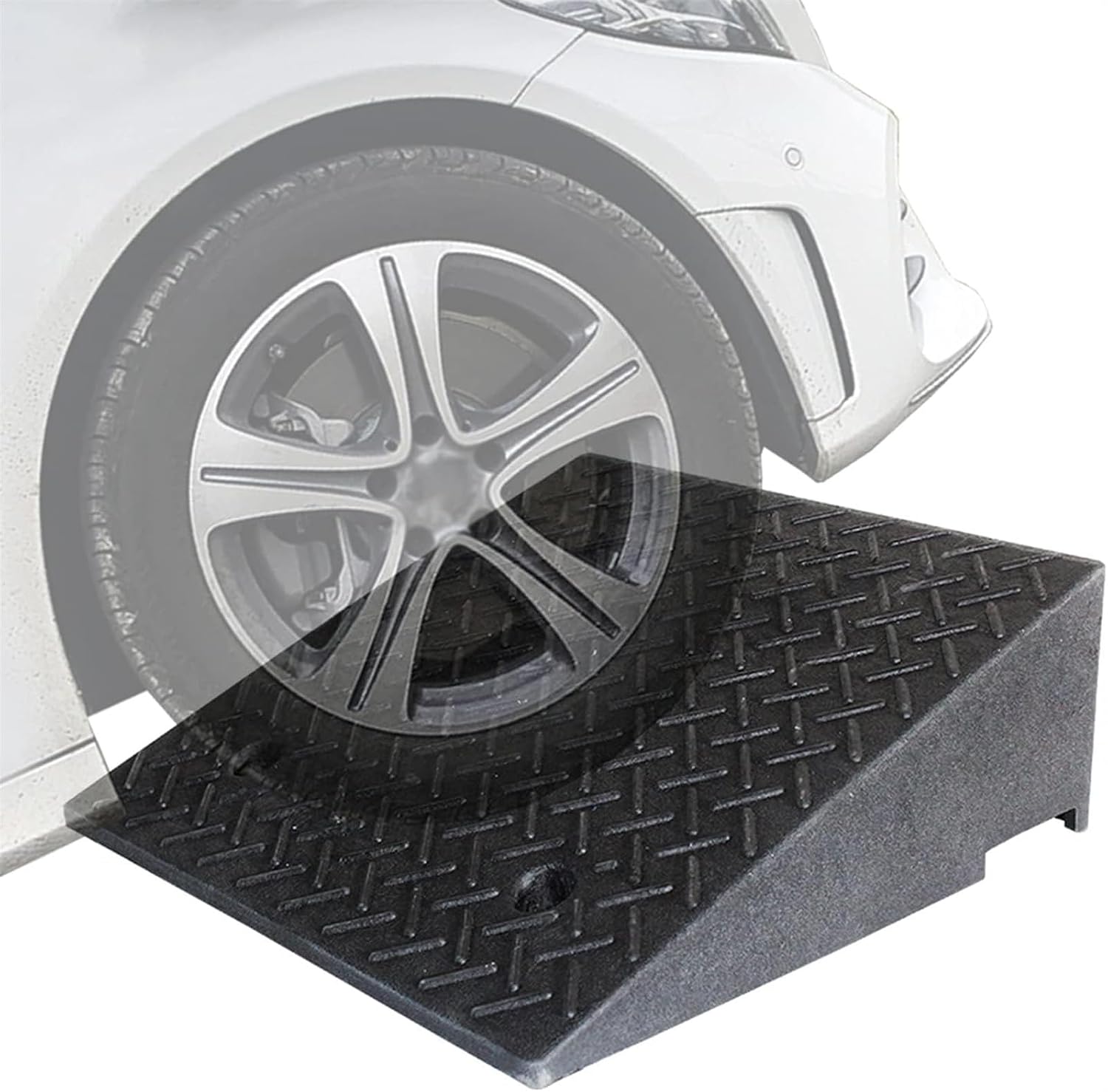 Ramps Threshold Ramp, Doorways Kerb Ramp for Wheelchairs, Rubber Handicap Moving Entry Threshold, Scooter Bike Motorcycle Exterior Doors Ramps, Load 3 Tons /7000lbs