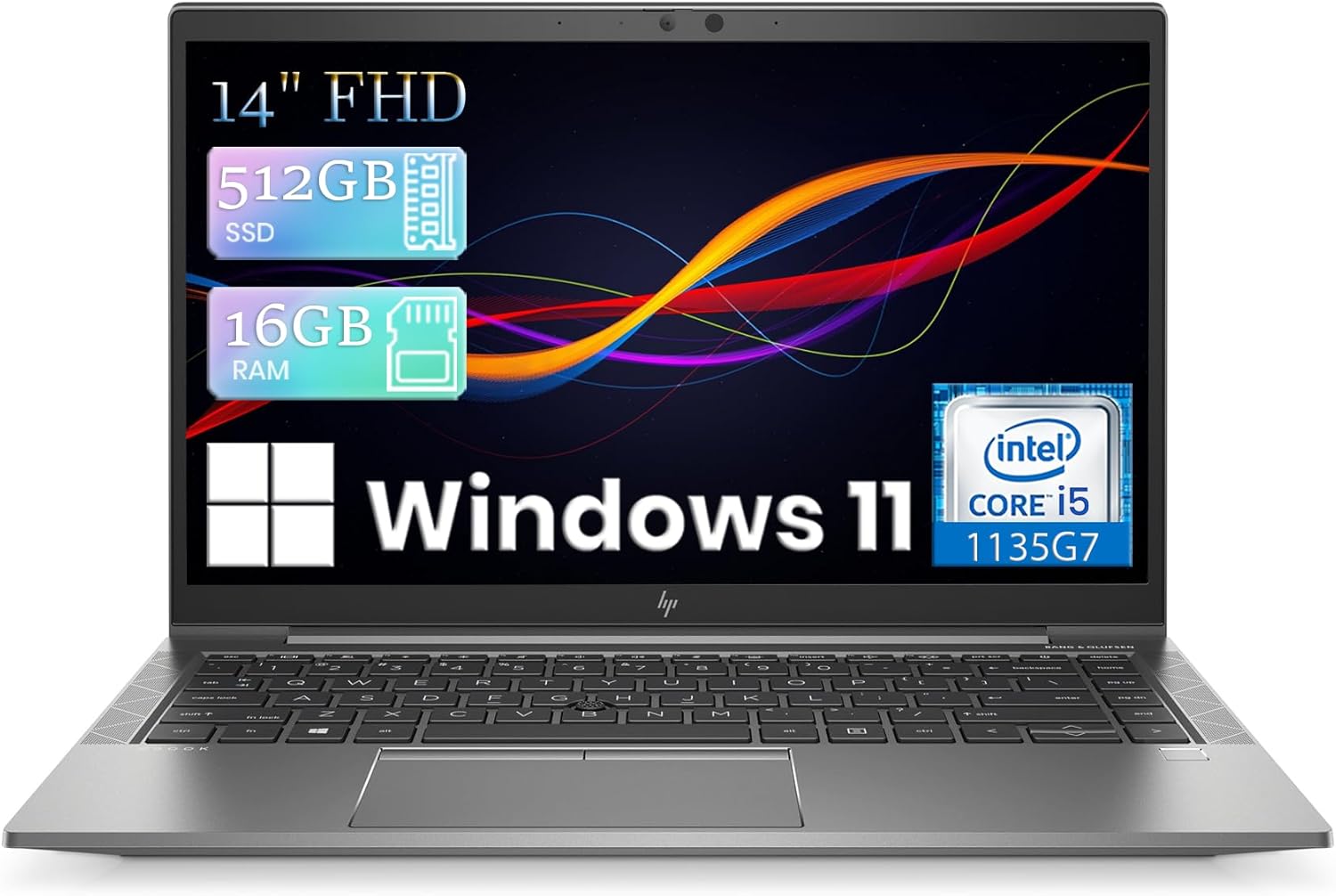 HP ZBook Firefly 14 G8 Laptop, Windows 11 Pro Workstation PC, 14in FHD (1920X1080) Display, Core i5-1135G7, 512GB SSD, 16GB RAM, Type-C, HDMI (Renewed)