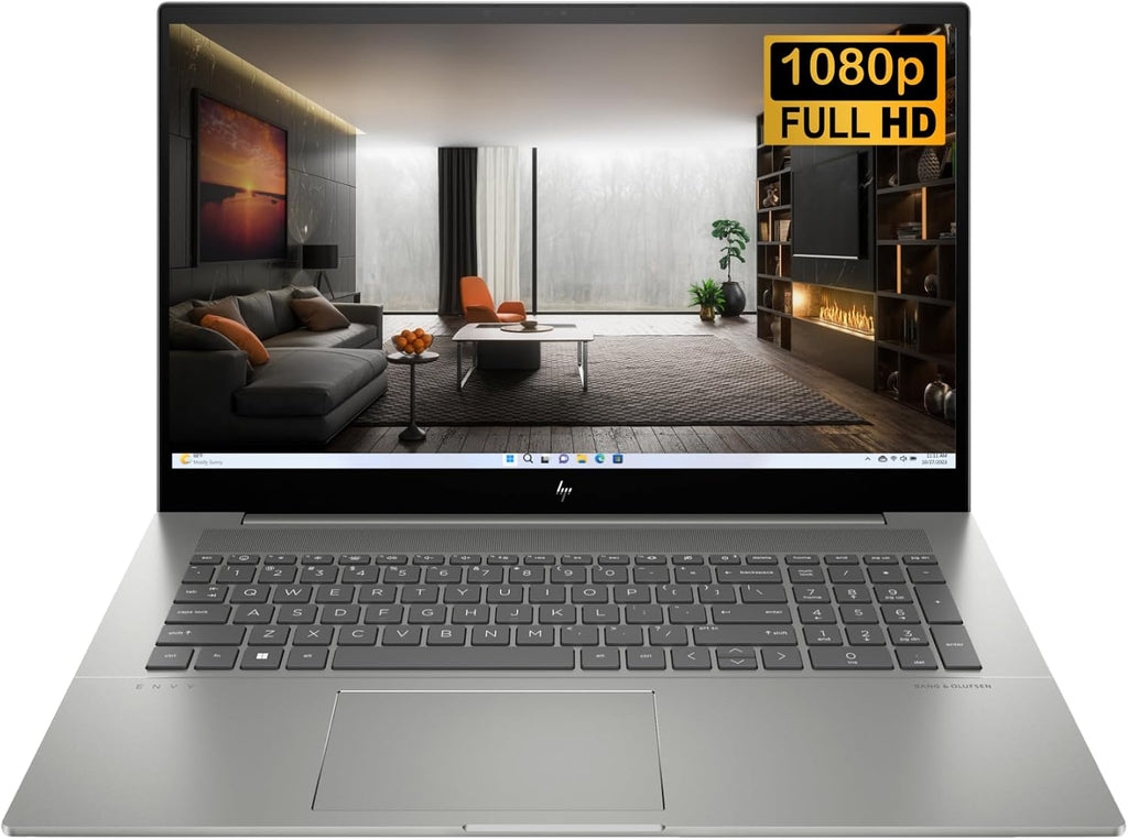 HP Envy 17T Laptop, Intel® Core™ Ultra 7 155H (up to 4.8 GHz), Intel Arc Graphics 32GB RAM,1TB SSD, 17.3' FHD Touch, Win 11 PRO, WiFi 6,Free Rondesse Lite-Real Time Scam and Legal Protection