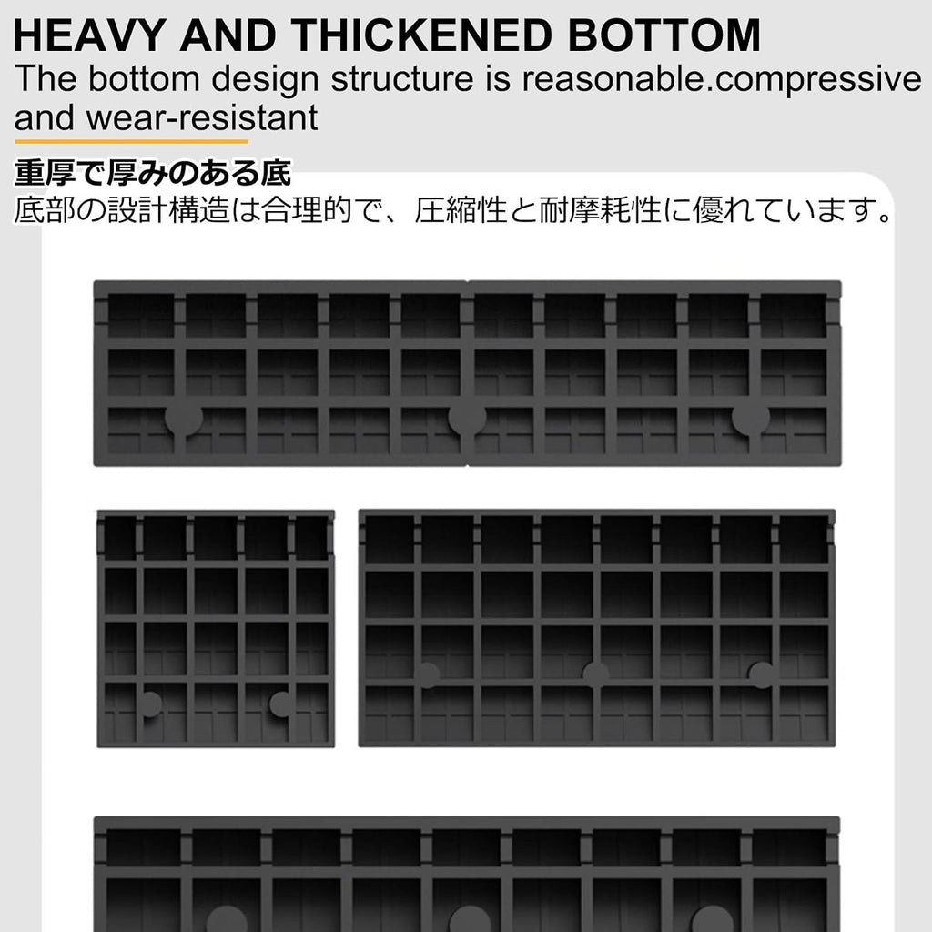 Rubber Curb Ramps,Car Driveway Ramps,Full Range Of Heights,Non-Slip And Wear-Resistant,Strong Load-Bearing Capacity,Suitable For Cars,Door Thresholds,Street Steps(50*50*14cm/19.6*19.6*5.5in)