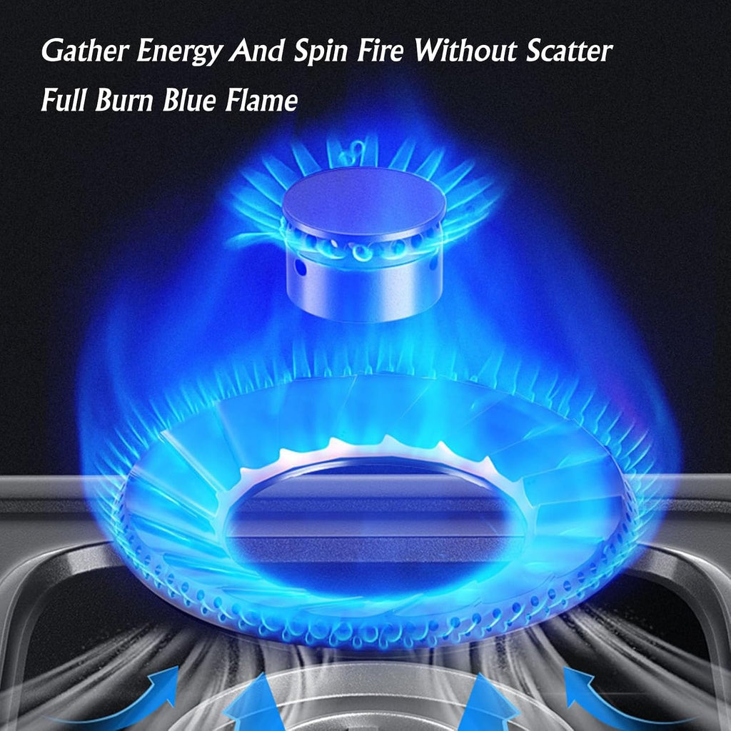 Propane Stove,2 Burners Portable Propane Stove,17742.4BTU High Power Stainless Steel Gas Cooktop for Kitchen Outdoor Camping RV and Apartments (Color : NG)