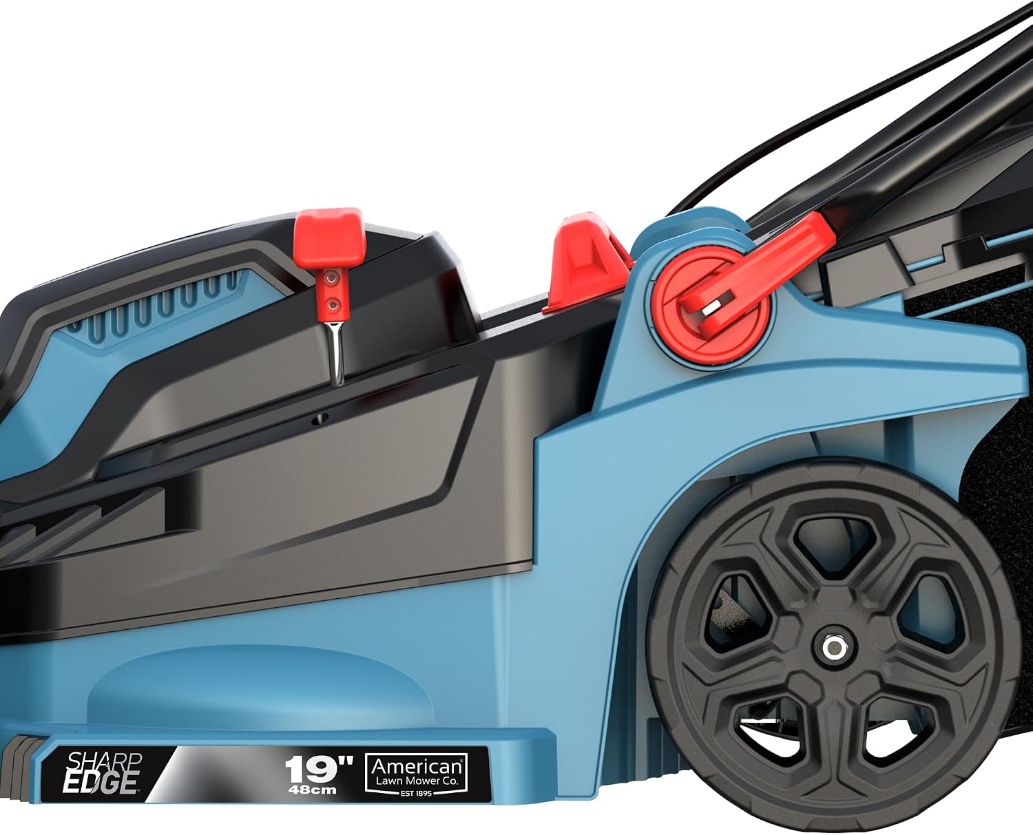 American Lawn Mower Company 51319 19-inch 13-Amp Corded Electric Push Lawn Mower with Grass Bag