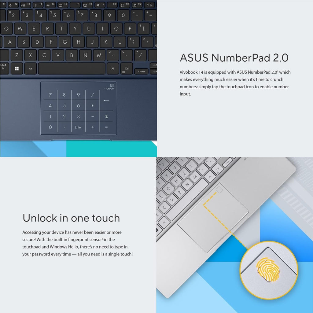 ASUS VivoBook Laptop | Intel 13th Generation 6 Core Processor Up to 4.5GHz (Beat i7-1195G7) | 40GB RAM | 1TB PCIe SSD | 14' FHD Display | Bluetooth | HDMI | Thin & Light | Windows 11 Pro
