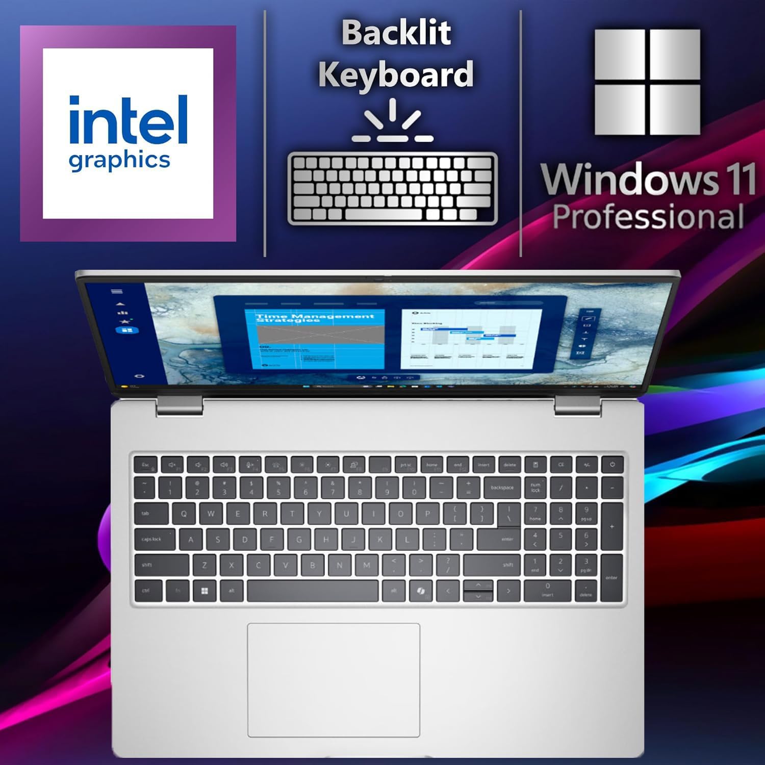 Dell Pro 16 (Next-gen Latitude 5550) 16' FHD+ Display Business Laptop, Intel 12 Core Ultra 5 225U, 16GB DDR5 RAM, 1TB SSD, WiFi 6E + BT, Backlit Keyboard, Fingerprint, HD Webcam, Win 11 Pro