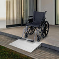 2' Rise Door Threshold Ramp,Aluminum Alloy Entry Ramp for Wheelchair Scooters Power Chairs Walkers