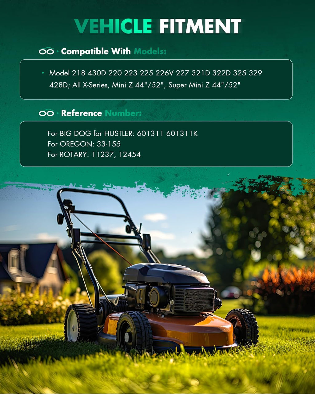 SCITOO New Electric Lawnmower, PTO Clutch Fit for Big Dog 601311 601311K, for Hustler 601311 601311K, for Warner 5218-154 5218-222 601311