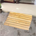 Wooden Threshold Ramp 2-6inch Door Ramp Home Non-Slip Entry Ramp or Doorways Curbs Step Transition Ramps for Wheelchair Walkers Car Motorcycle (Size : 38.8x35x14cm)