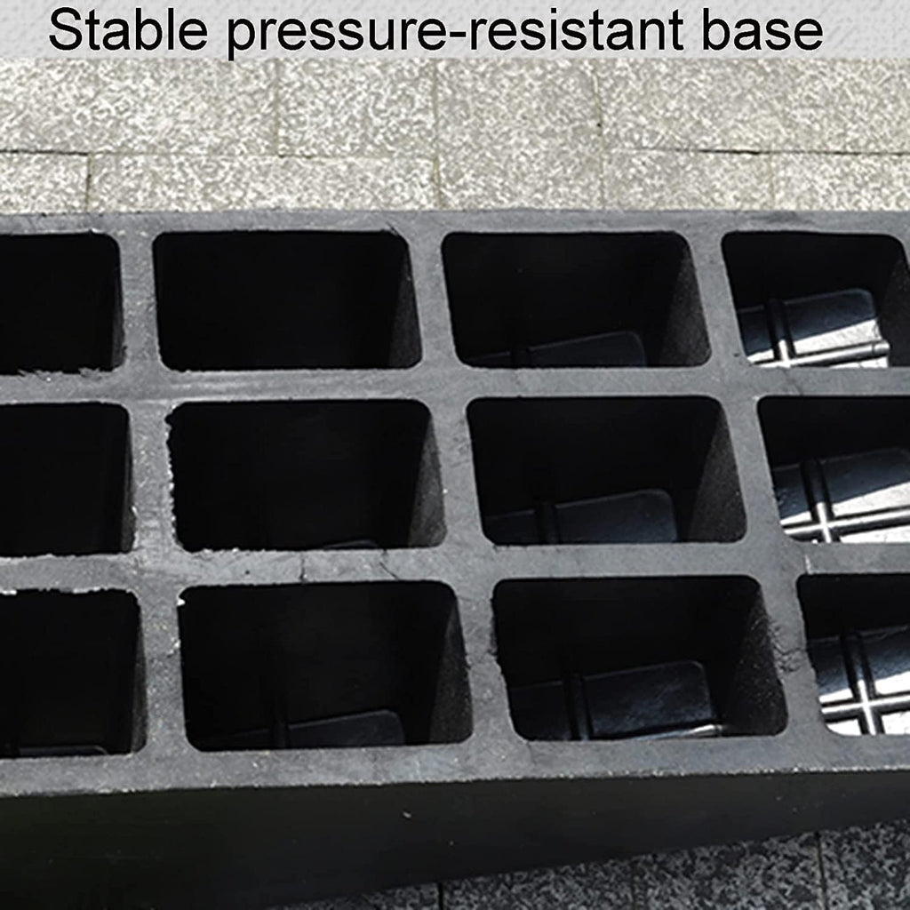 Handicap Ramps Wheelchair Ramp Non-Slip Ramps Heavy Duty Rubber Threshold Ramp Door Steps Handicap Ramps Home Stairs Scooter Ramp Sturdy