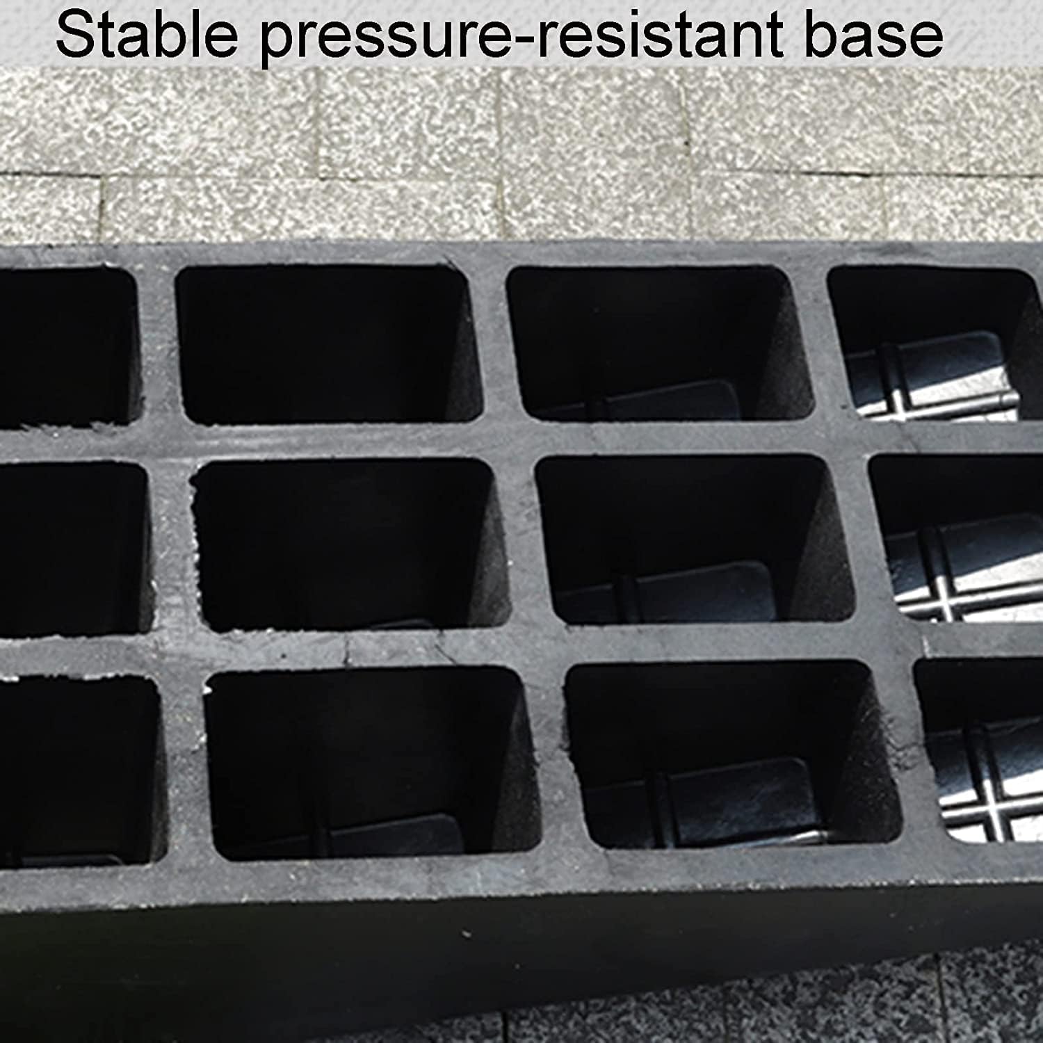 Handicap Ramps Wheelchair Ramp Non-Slip Ramps Heavy Duty Rubber Threshold Ramp Door Steps Handicap Ramps Home Stairs Scooter Ramp Sturdy