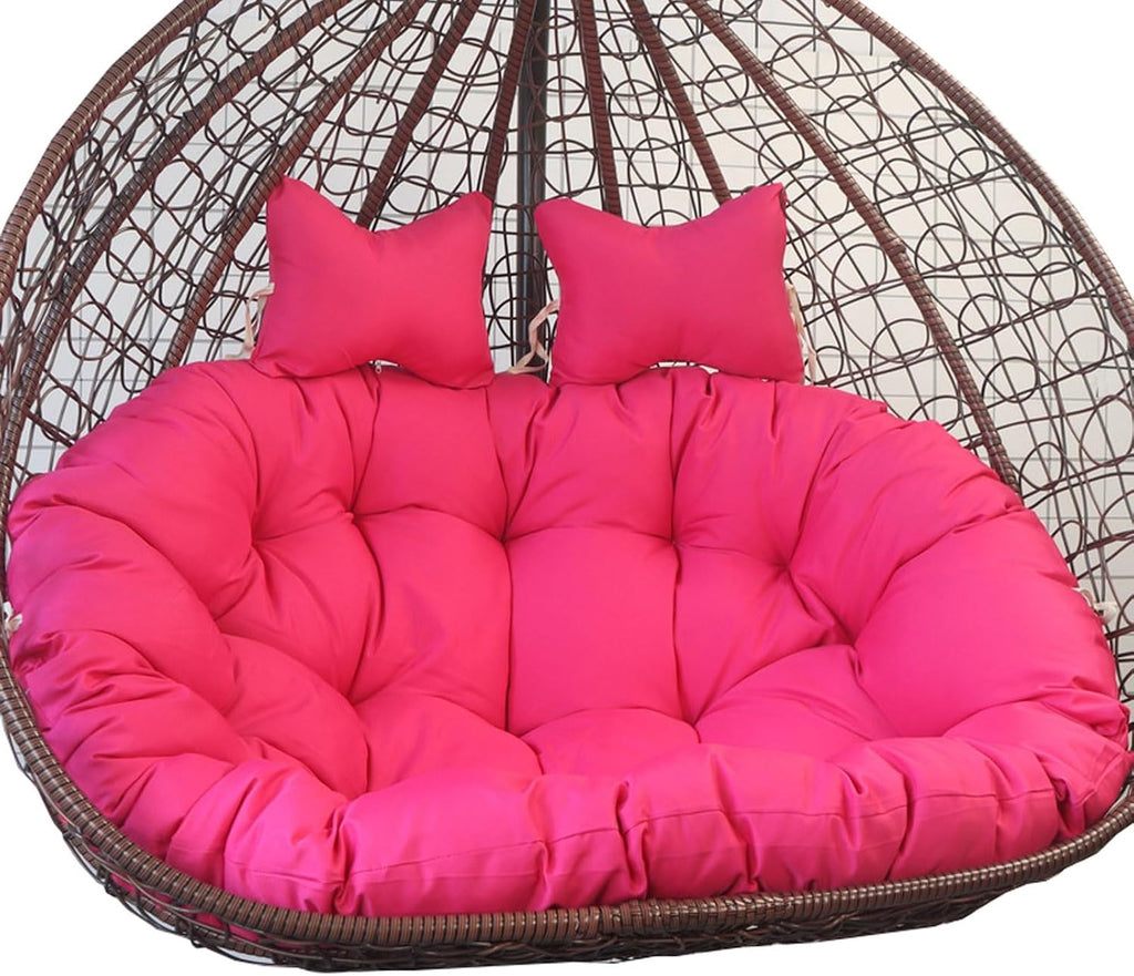 Outdoor Hanging Swing Chair Cushion Set Ordinary Model Swing Egg Chair Cushion Waterproofmodel, with Straps and a Zipper Design for Easy disassembly and cleani