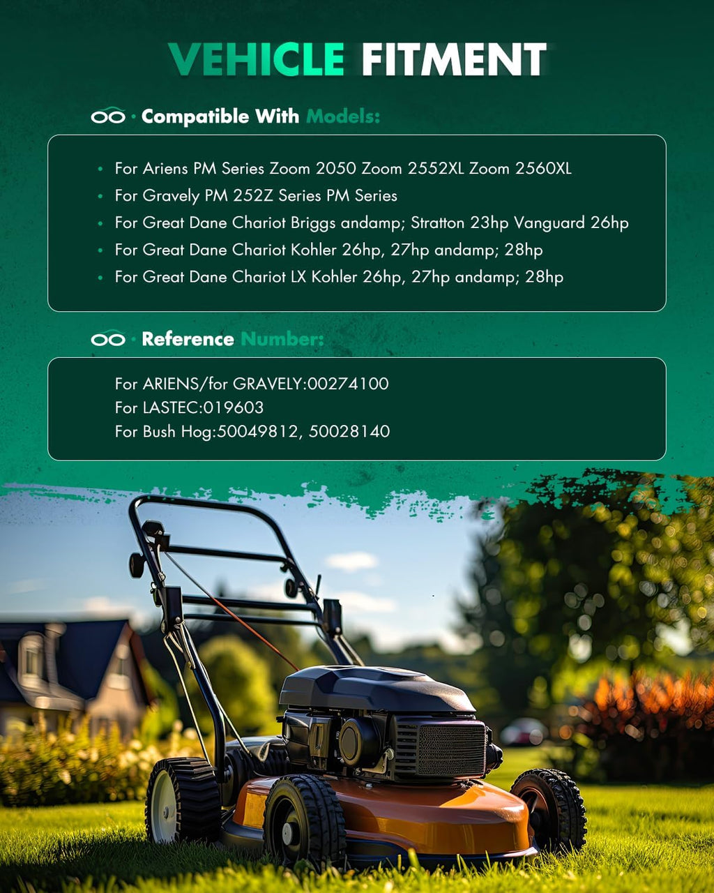 SCITOO Electric Lawnmower, PTO Clutch Fit for ARIENS: 00389900, 09208000, 09232700, 09266700; for STENS: 255-627; for Warner: 5218-31, 5218-94; for Woods: 00389900, 09232700, 09266700