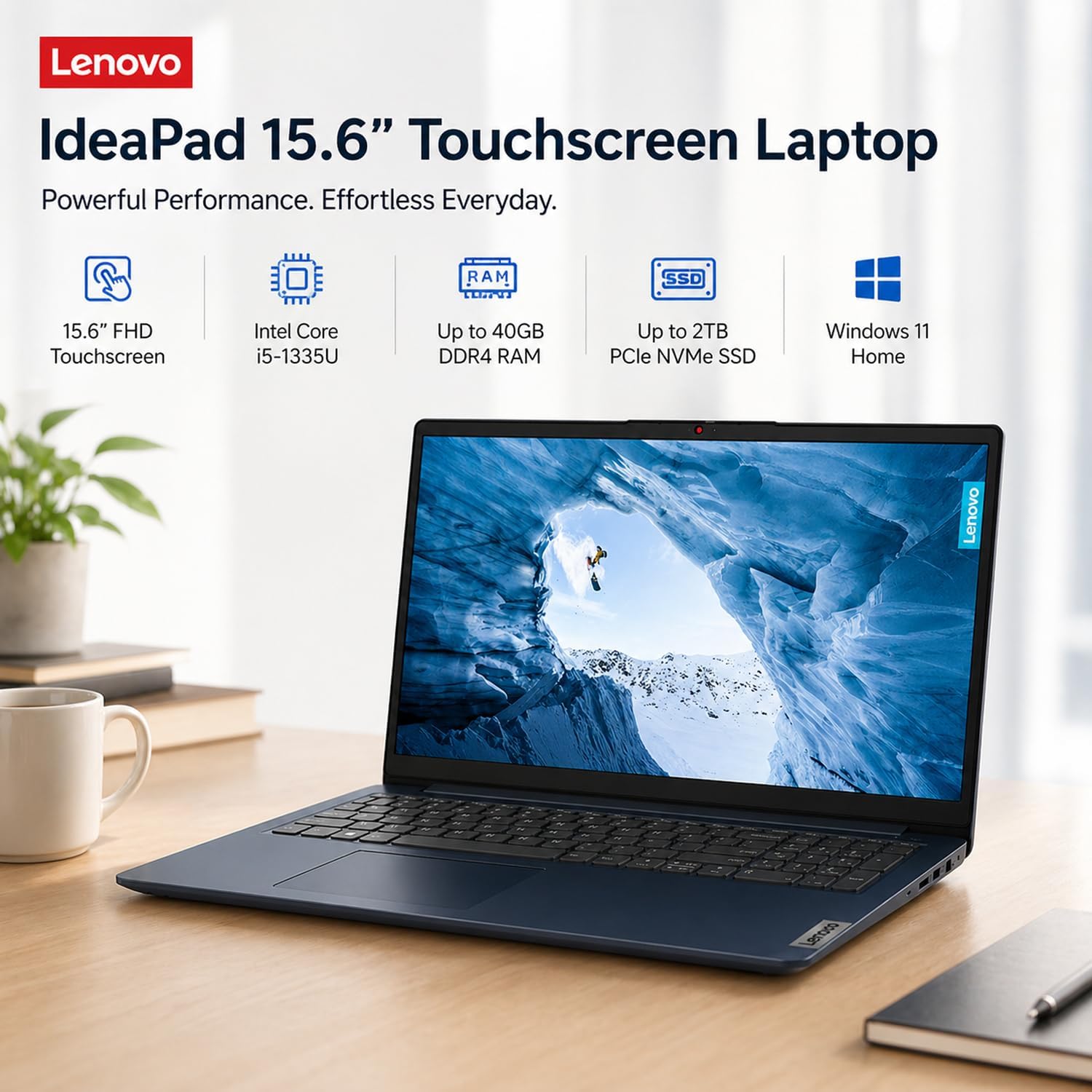 Lenovo New 16' WUXGA FHD Thinkbook Business and Student Laptop, Intel 8-Core i5-13420H Processor(Outperforms Ultra 7 155U), 16GB DDR5, 512GB PCIE, 14.5-Hour Battery Life, Bluetooth 5.3, Windows 11 Pro
