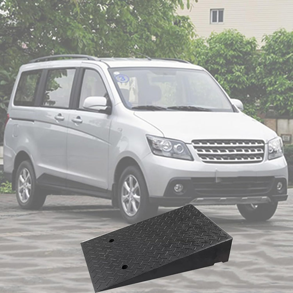 Wheelchair Ramps, Raised Safe Non-Slip Rubber Threshold Transition Ramps for Wheelchairs, Motorized Scooters and Power Chairs(10cm/4in Rise)