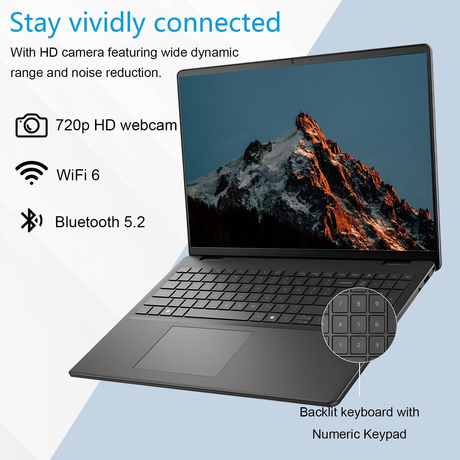 Dell 16' Business Laptop Computer, FHD+ Touchscreen Laptop, Intel Core 7 150U, 16GB DDR5• 1TB SSD• Windows 11 Pro• Backlit Keyboard, WiFi 6, HD Webcam, Copilot AI, Seibosfy