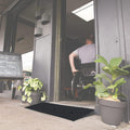 Wheelchair Ramp Wheelchair Ramp Heavy Duty Rubber Threshold Ramp Handicap Ramps for Front Door Entrance Scooter Ramp with Non-Slip Surface Anti-Slip