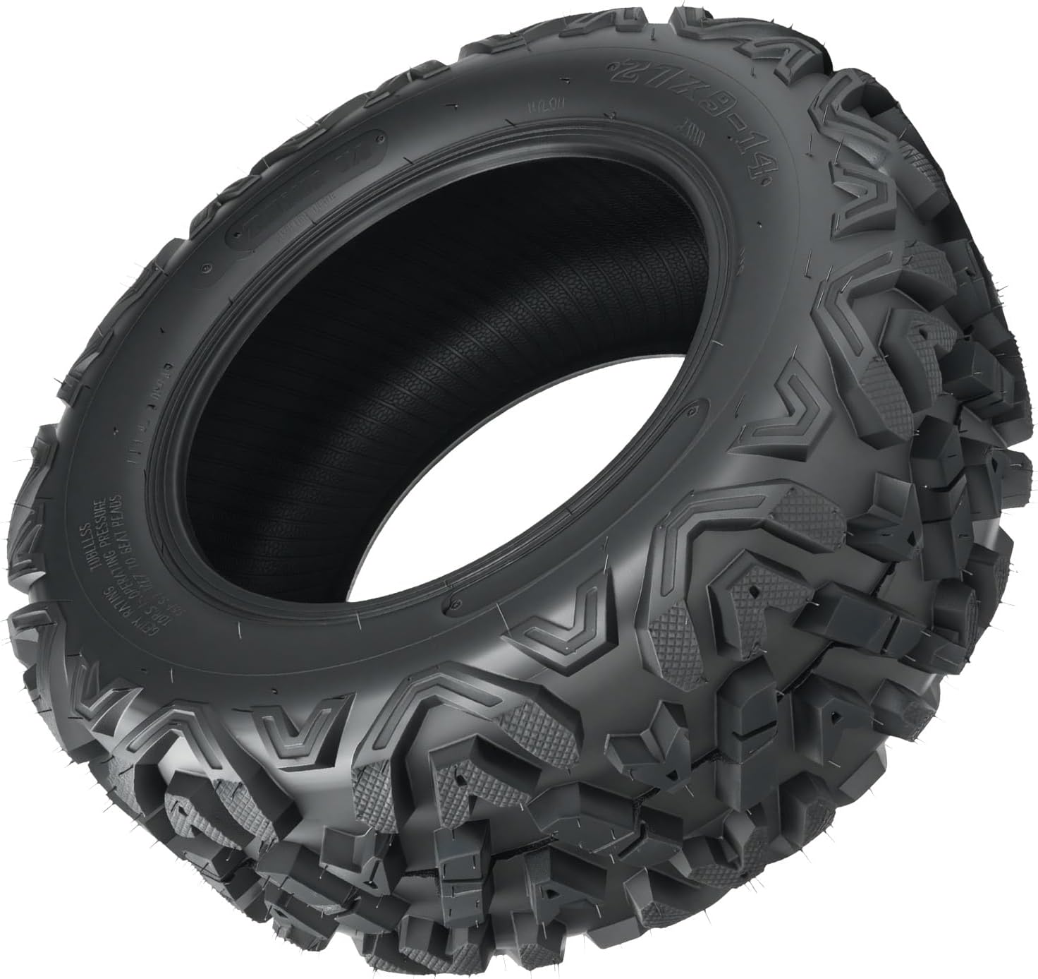 KAX 27x9-14 ATV UTV All-terrain Tires,27x9-14 Off-Road Mud Tires,6 Ply, 1Pcs,Tubeless Z-199