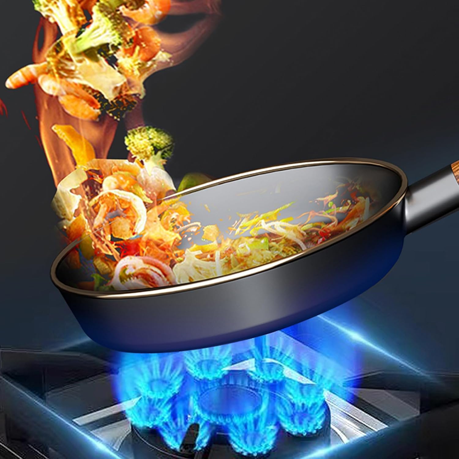 Portable Gas Stove with 1 Burner,Kitchen Counter Top Stove 5.2KW Gas,with Flameout Protection and Timer,for Home Kitchen(LPG)