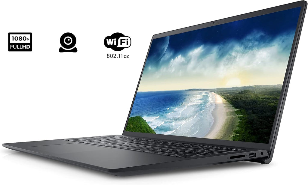 Dell Inspiron 3511 Laptop, 15.6' FHD Touchscreen, Intel Core i5-1035G1, 12GB DDR4 RAM, 512GB PCIe SSD, SD Card Reader, Webcam, HDMI, Wi-Fi, Windows 11 Home, Black (Renewed)