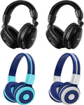 SIMOLIO Wireless IR Headphones for Car DVD and Bluetooth Headphones for Kids, Infrared Headphones Compatible with Honda Odyssey & uConnect VES & Dodge Grand Caravan & Chevy Suburban 2006-2022