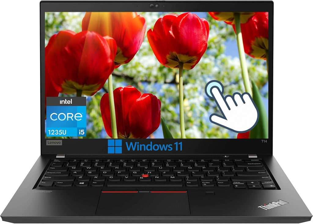 Lenovo Touchscreen Laptop T14 Gen3 Computer Win11 Pro, 14in FHD(1920x1080) Thinkpad Laptop T14 G3, i5-1245U Processor, 16GB RAM, 512GB SSD (Renewed)