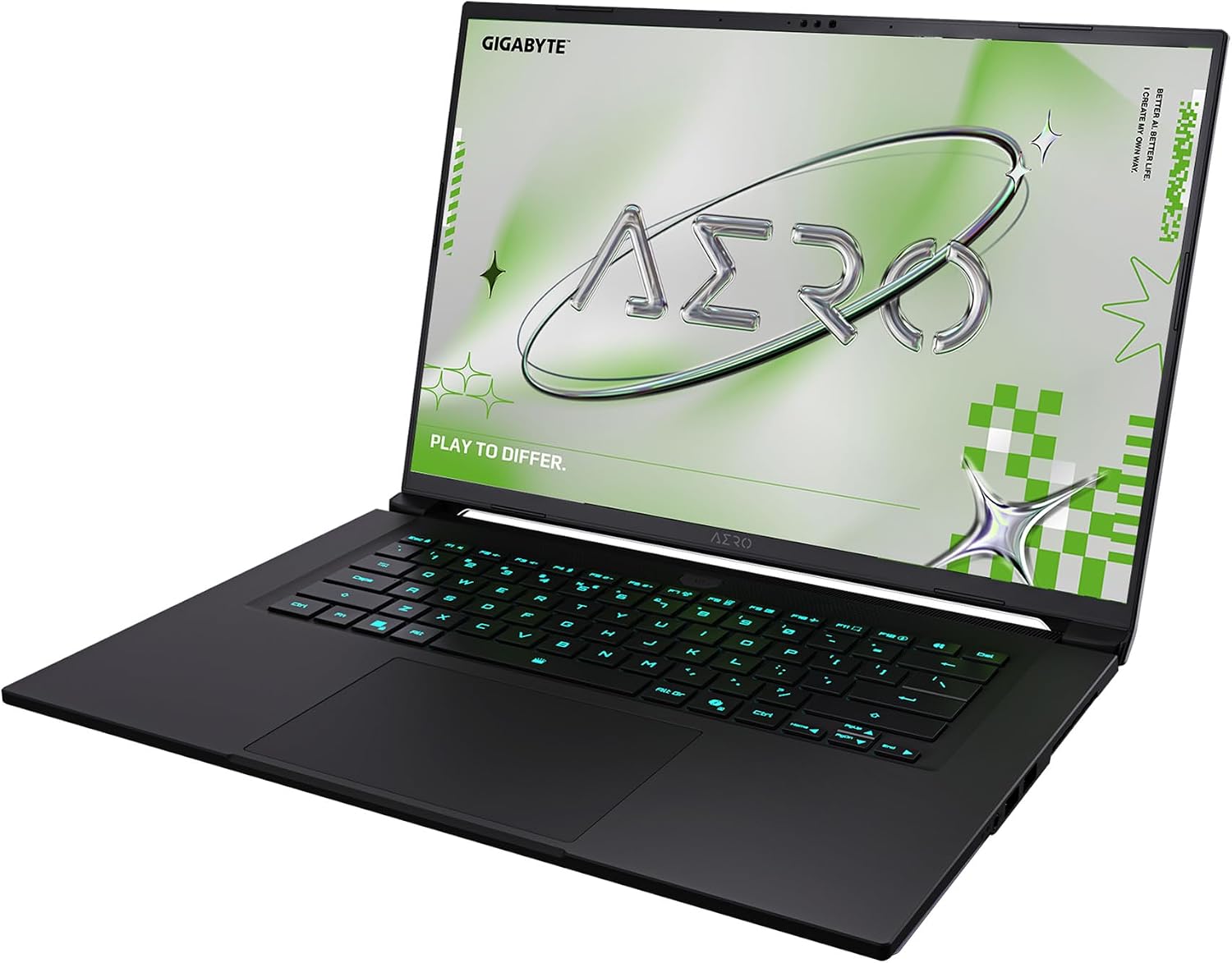 GIGABYTE AERO X16, Copilot+ PC - 165Hz 2560x1600 WQXGA - NVIDIA GeForce RTX 5070 - AMD Ryzen AI 7 350-1TB SSD with 32GB DDR5 RAM - Windows 11 Home - Lunar White