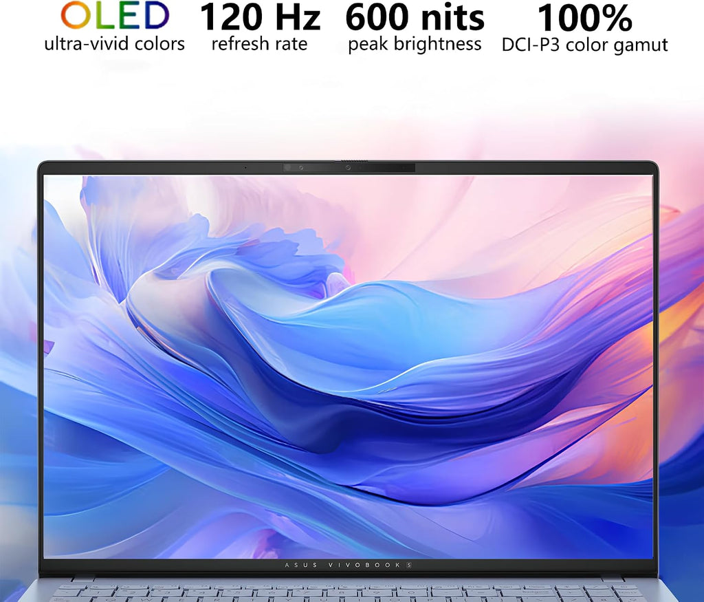 ASUS Vivobook S16 AI PC Laptop | 16' 2.8k OLED 120Hz | Intel Core Ultra 9 285H | 32GB DDR5 1TB SSD | RGB Backlit for Creator Designer Business Professional Win11 Pro w/DLCA Accessory