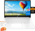 HP 14' Ultra-Light Laptop for Student & Home (1-Year Office 365, Intel Celeron N4500, 4GB RAM, 192GB Storage (64GB + 128GB SD)) 12-Hr Long Battery Life, Webcam, Wi-Fi 6, Fast Charge, Win 11 Home in S