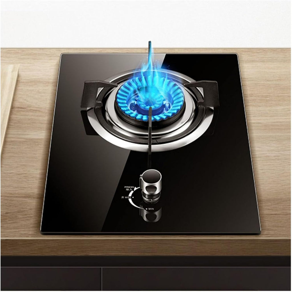 Portable Gas Stove,1 Burner Propane Stove,Max 16377.6BTU with Pulse Electronic Ignition for Indoor Kitchen, Open Kitchen and Apartment (Color : Black, Size : NG)