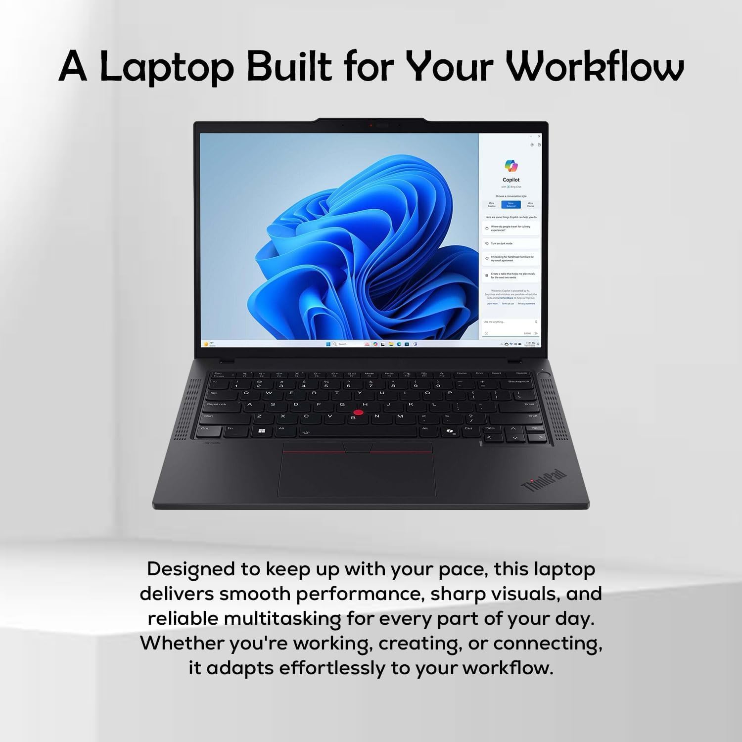 Lenovo ThinkPad T14 Gen 5 AI Business Laptop 14.0' IPS FHD+ (Intel Core Ultra 7 155U(>i7-13700H), 16GB DDR5, 512GB SSD, Copilot, Backlit KB, Fingerprint, 2 Thunderbolt 4, 5MP Webcam, DKZ Hub, Win11P)