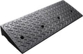 Rubber and Plastic Curb Ramp, Multiple, Threshold Ramp, Strong Load-Bearing, Suitable for Entryway, Bike, Pets, Sidewalk(100 * 35 * 15cm/39 * 14 * 6in)