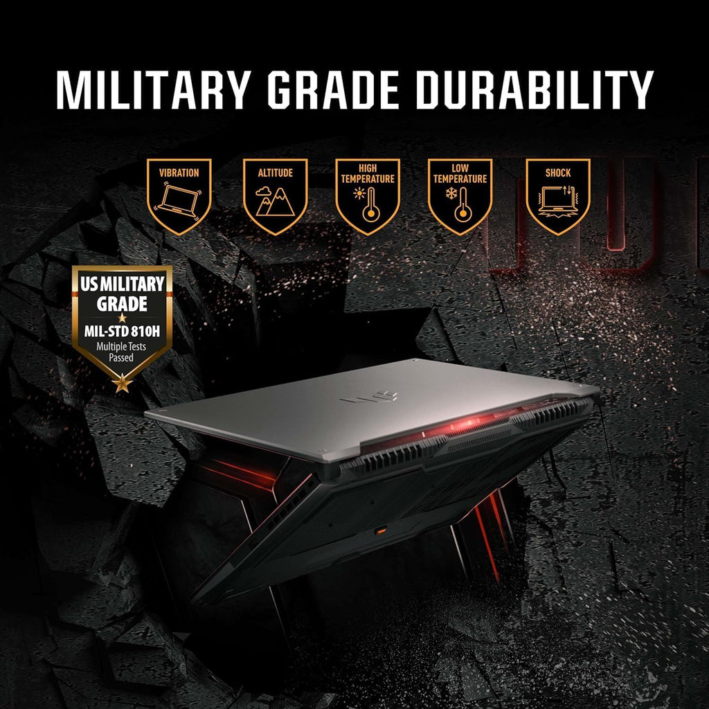 ASUS TUF F17 Gaming Laptop, 17.3 WQHD 2K 240Hz Display, NVIDIA RTX 4070, Intel i7-13620H(Up to 4.9GHz), 32 GB DDR5, 1 TB SSD, Windows 11 Pro, Office Pro Lifetime, FX707VI-NS74
