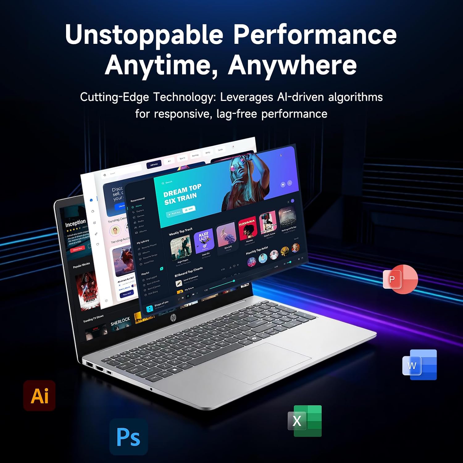 HP 15.6' FHD Touchscreen Laptop, Intel 10-core i5-1334U(Up to 4.6GHz) 16GB RAM 1TB SSD, Win 11 WiFi6 Bluetooth Windows AI Microsoft Copilot Computer for Business Gaming w/GM Accessory