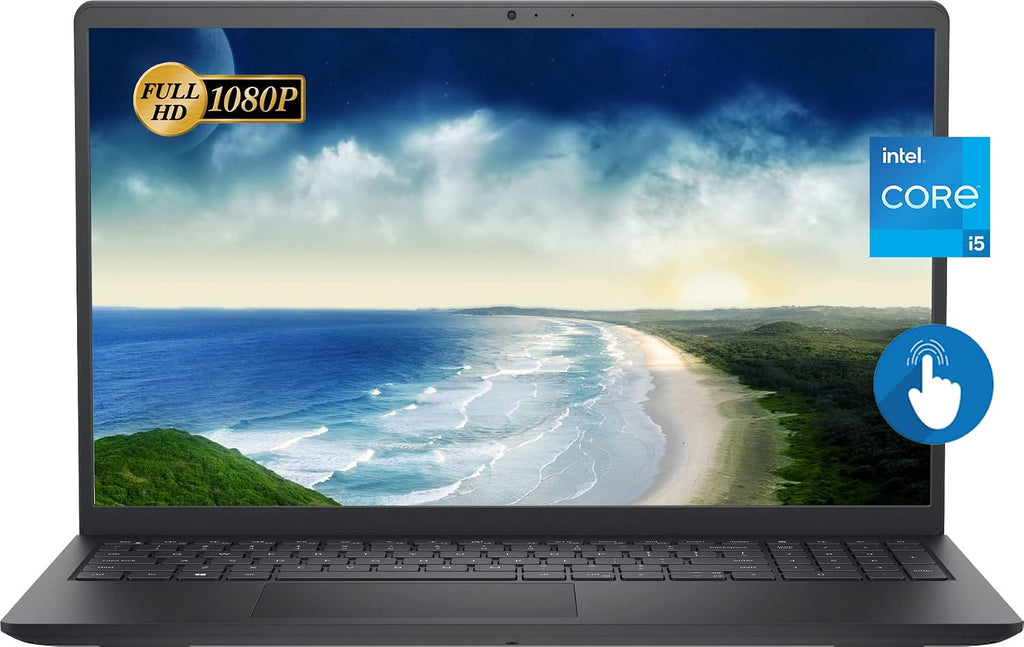 Dell Inspiron 3511 Laptop, 15.6' FHD Touchscreen, Intel Core i5-1035G1, 12GB DDR4 RAM, 512GB PCIe SSD, SD Card Reader, Webcam, HDMI, Wi-Fi, Windows 11 Home, Black (Renewed)