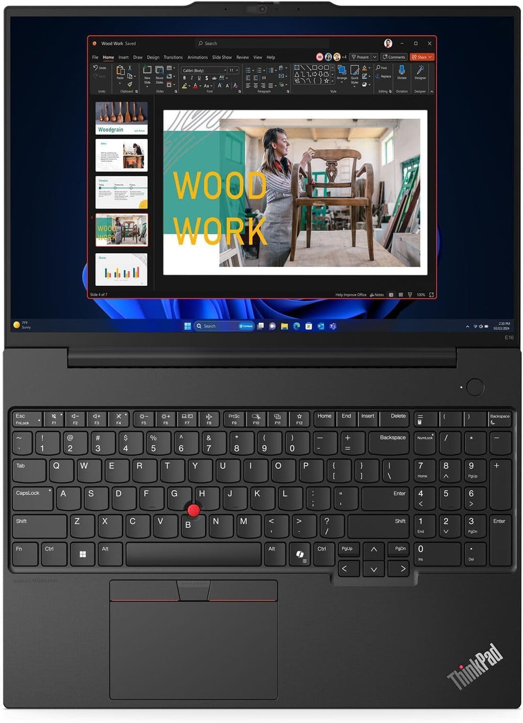 Lenovo ThinkPad E16 Business Laptop, 16' WUXGA, AMD Ryzen 5 7530U (Beat i7-1165G7), Up to 4.5GHz, 40GB RAM, 2TB PCIe SSD, Fingerprint, HDMI, RJ-45, Wi-Fi 6, Backlit, Windows 11 Pro, with 5ave Kit