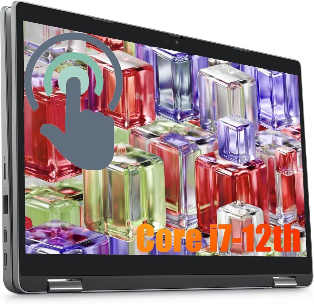 Dell Latitude 5330 2in1 Touch Laptop i7, 12th Gen Core i7-1265U, 32GB RAM DDR4, 512GB SSD, 13.3' FHD Touchscreen, Thunderbolt4, 10 Core Win 11 Pro (Renewed)