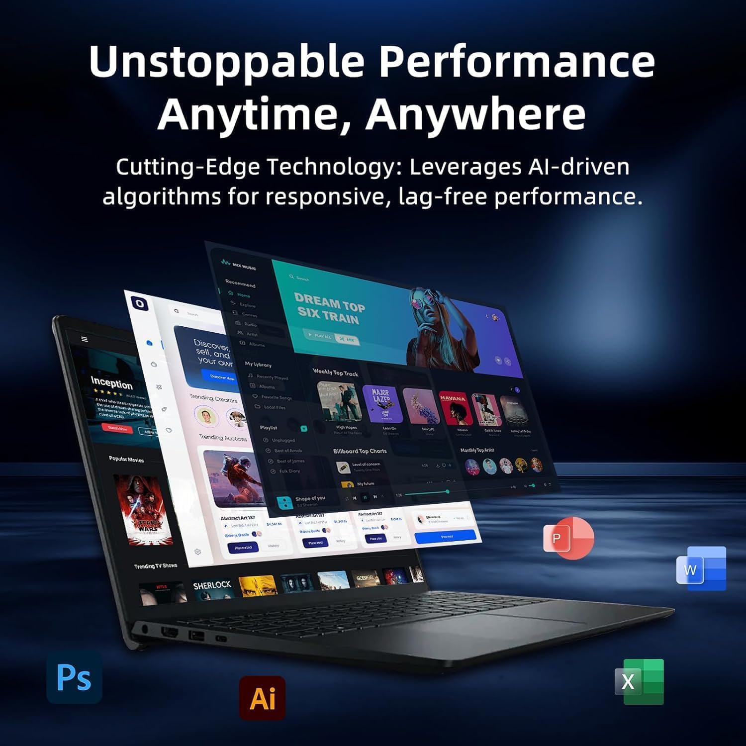 Dell 15.6' FHD Touchscreen Laptop Computer | AMD Ryzen 5 7530U CPU | 32GB RAM | 1TB Storage (512GB PCIe SSD + 512GB External) | WOWPC Bundle | Long Battery Life | Windows 11 with Microsoft Office