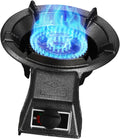 Gas Cooker,7kW LPG Stove,Single-Burner Tabletop Gas Cooker,Suitable for Camping Restaurants Home Use
