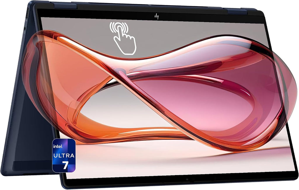 HP OmniBook X Flip 2-in-1 Copilot+ Laptop, Intel Ultra 7-256V, 16GB LPDDR5x RAM, 1TB PCIe SSD, 14' 2K(1920x1200) Touchscreen, Intel Arc 140V, Backlit Keyboard, W11Home, Atmospheric Blue