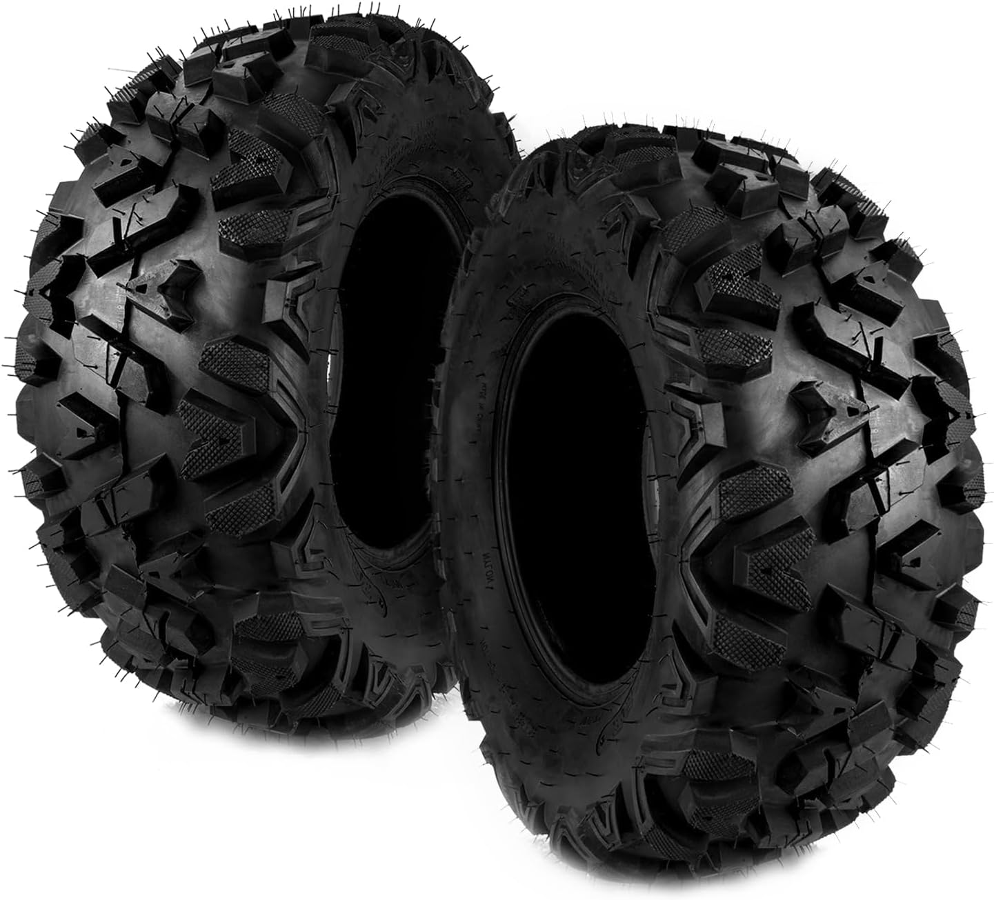 KAX 26x9-12 ATV UTV 26x9x12 ATV Mud All Terrain Tire 6PLY,Go Kart Tubeless Tire,Four Wheeler SET of 2